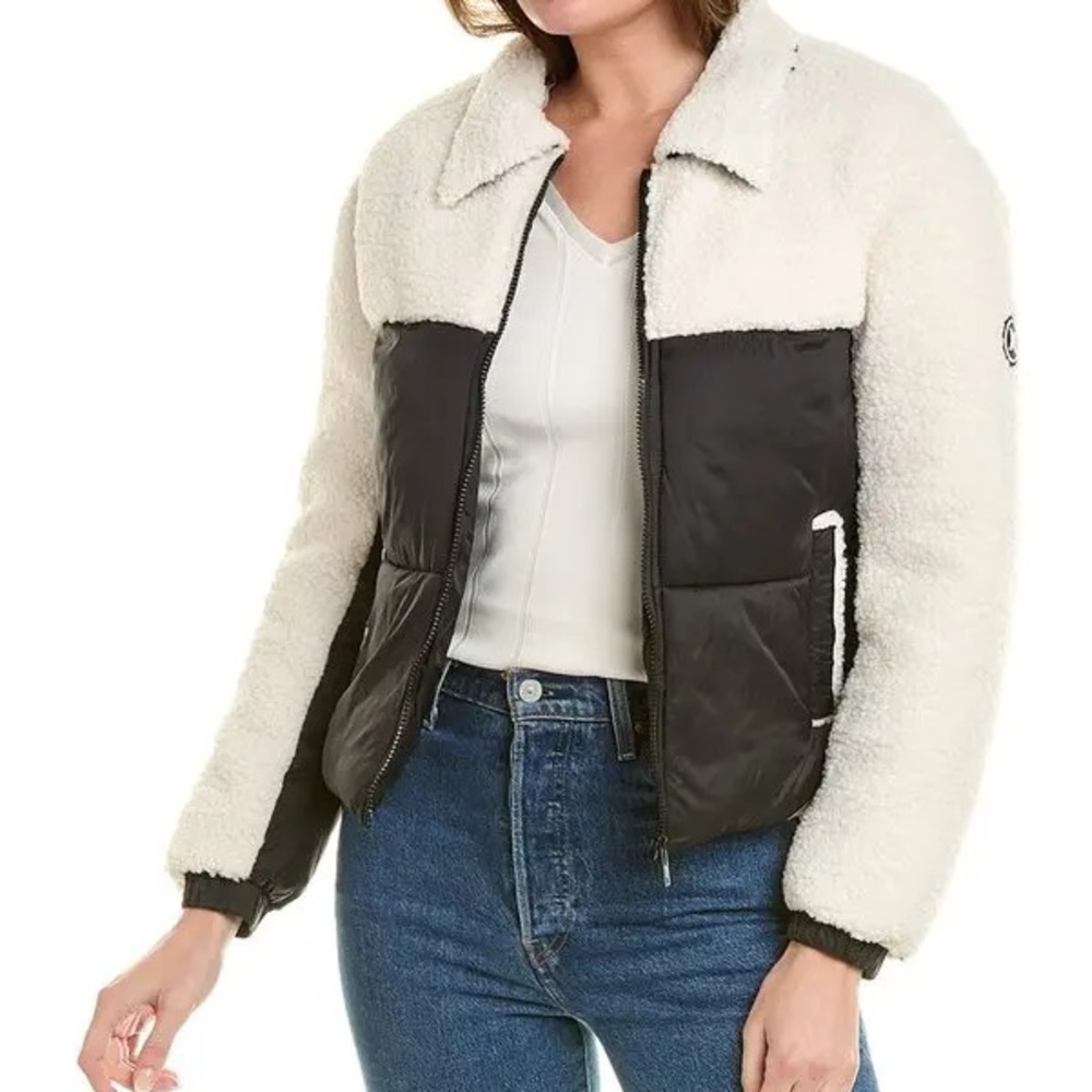 Hurley Black and White Fleece Jacket
